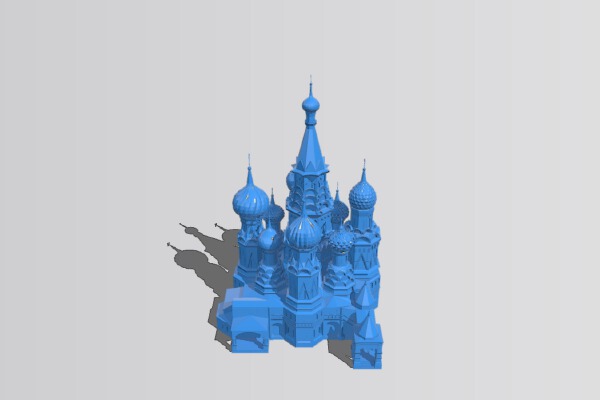 Saint Basil's Cathedral, Moscow, Red Square :: Храм Василия Блаженного | 3d print model