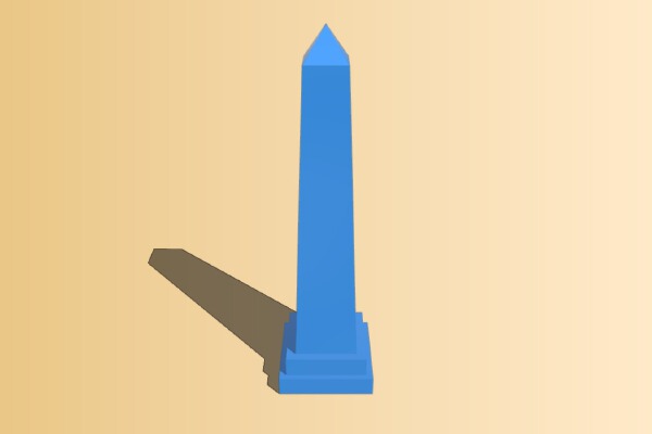 Imhotep Board Game First Player Marker (Obelisk) | 3d print model