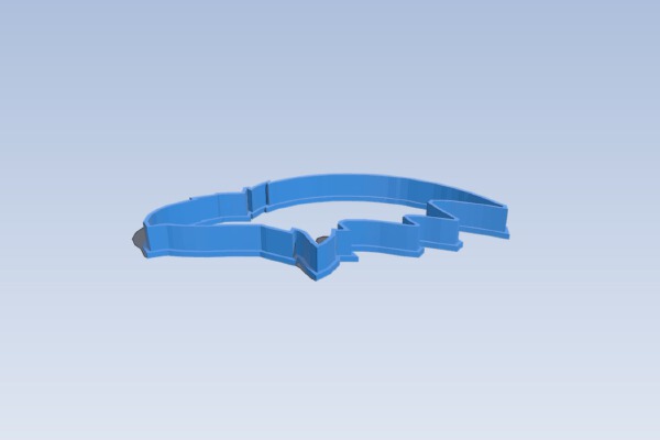 Baltimore Ravens cookie cutter | 3d print model