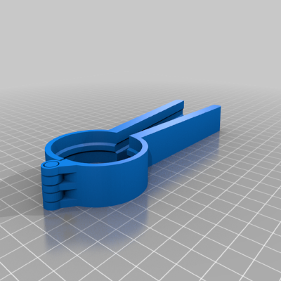 Bag Clip with Screw Cap - Compression Fittings | 3d print model