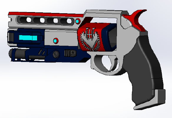 Not Forgotten Hand Cannon | 3d print model