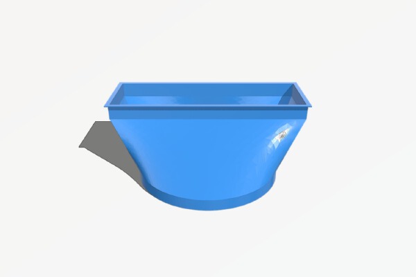AC duct window adapter | 3d print model