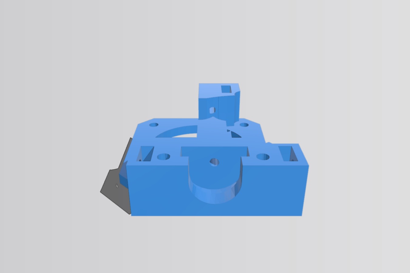 Direct drive extruder adapter