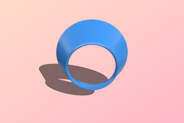Simple 58.4mm portafilter dosing funnel | 3d print model