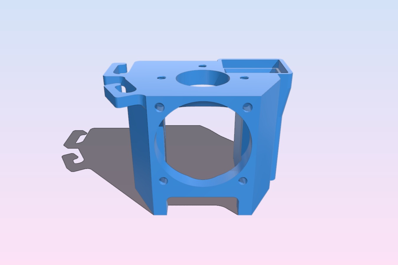 MP Mini Delta E3D Lite6 Hotend - Volcano Top