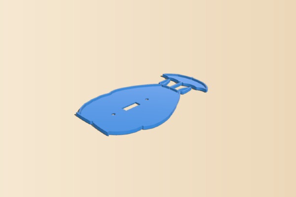 Totoro light cover | 3d print model
