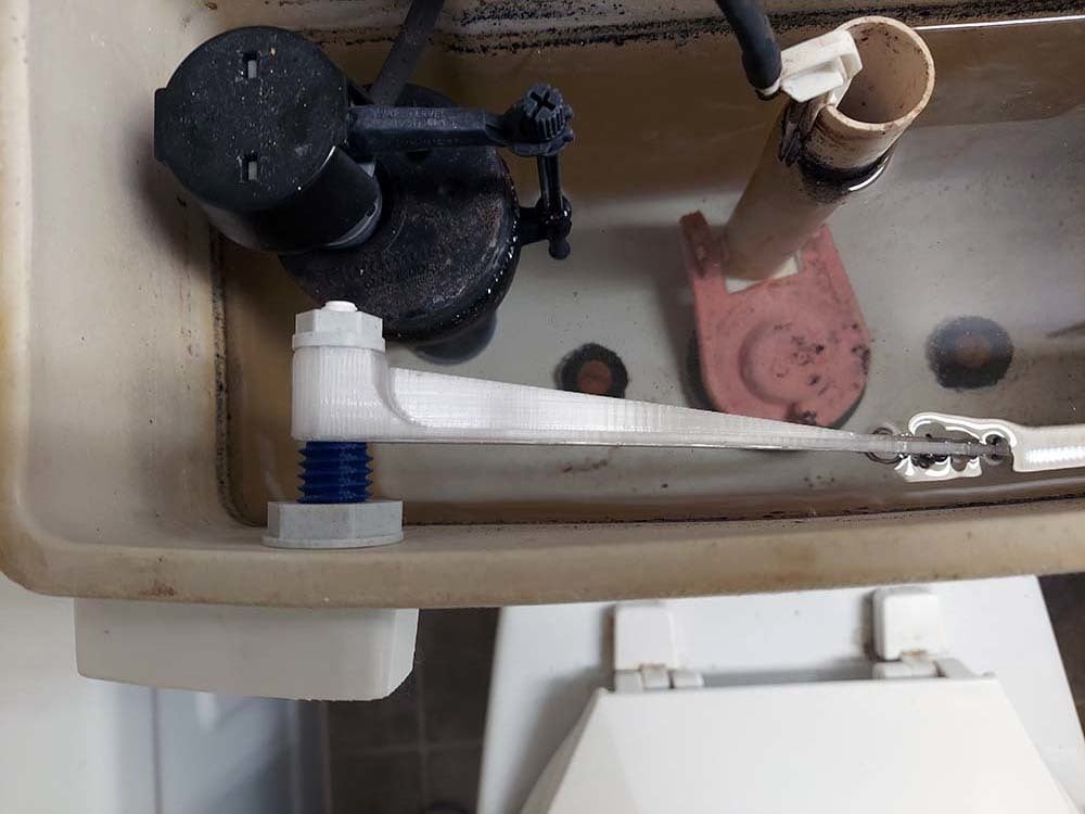 Toilet Handle and Arm Replacement