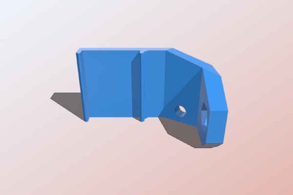 Vortex Solo R_T Monocular magnetic tripod adapter | 3d print model