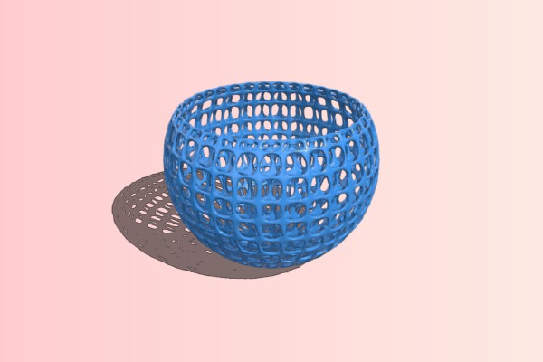 Cellular Bowl | 3d print model