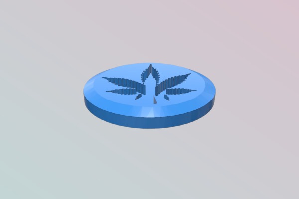 Marijuana spinner cap | 3d print model