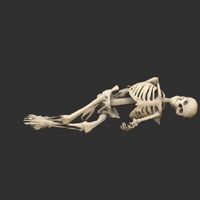 Dead Skeletons Posed x4 | 3d print model