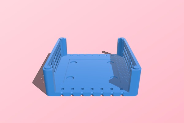 150mm rack system (suitable for Intel NUC 7) | 3d print model
