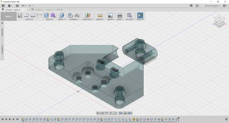 [REMIXED] Tevo Tarantula 3-Wheel X Brackets. | 3d print model