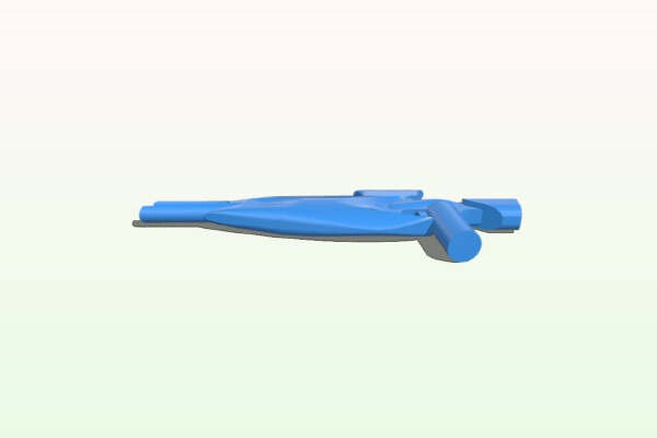 "Focus" Rifle for Lego Minifigures | 3d print model