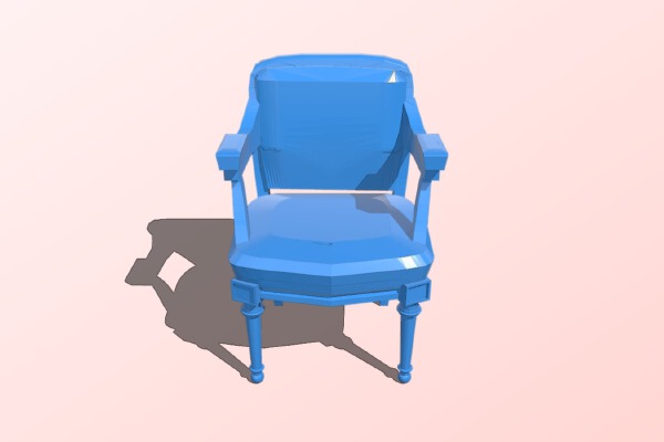 Fauteuil voiture restaurant HO | 3d print model