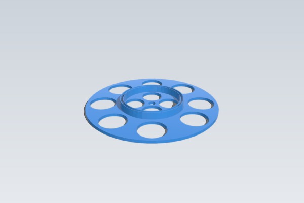 Wire spool from toilet paper carton V2 (open scad source added too) | 3d print model