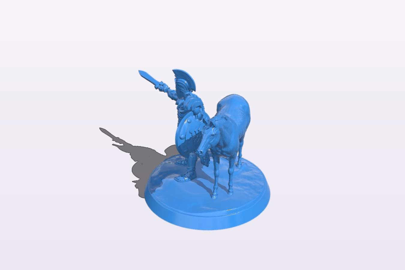 The warrior stole the horse