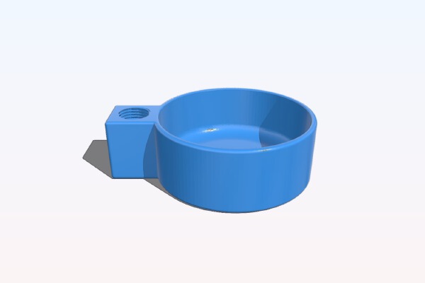 Rebuilt Gravity Feed Water Dish | 3d print model