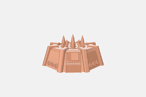 Warhammer missile base | 3d print model