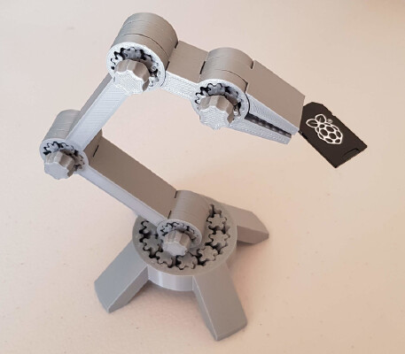 Simple Toy Robot Arm 5DoF | 3d print model