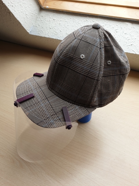  COVID'19 CAP FACESHIELD