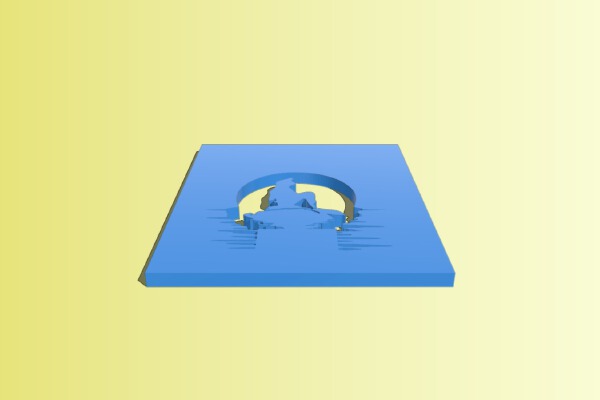 Ariel_Stencil | 3d print model