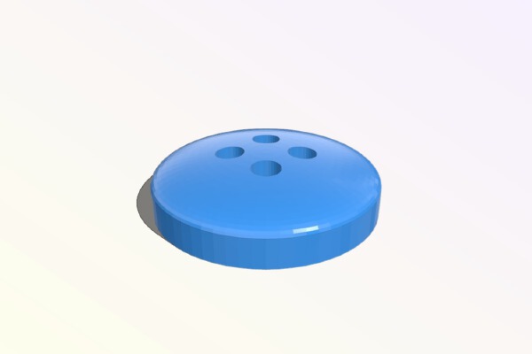 My Customized Parametric Button Generator - Metric Edition | 3d print model