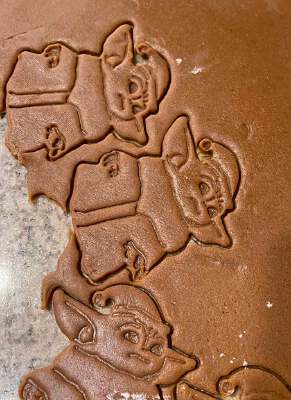 Santa Baby Yoda Cookie Cutter | 3d print model