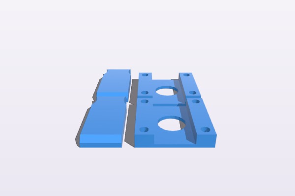Thingomatic y-axis Endcaps | 3d print model