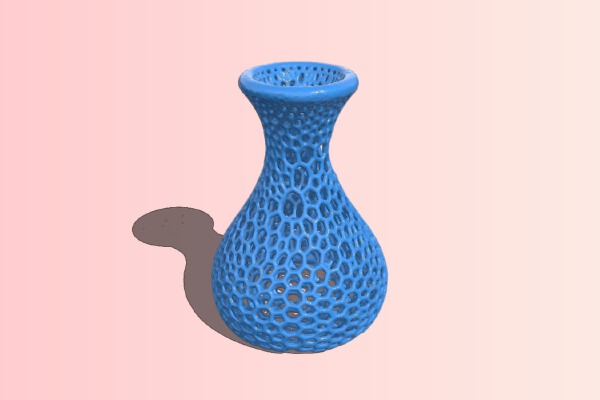 Voronoi Vase 2 Wall | 3d print model
