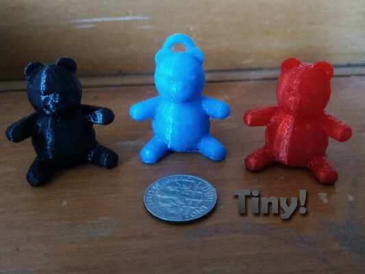 Tiny Teddy Bear | 3d print model