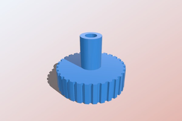 LED Strip Light Dimmer Knob | 3d print model