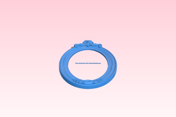 Picture frame or mirror oval | 3d print model
