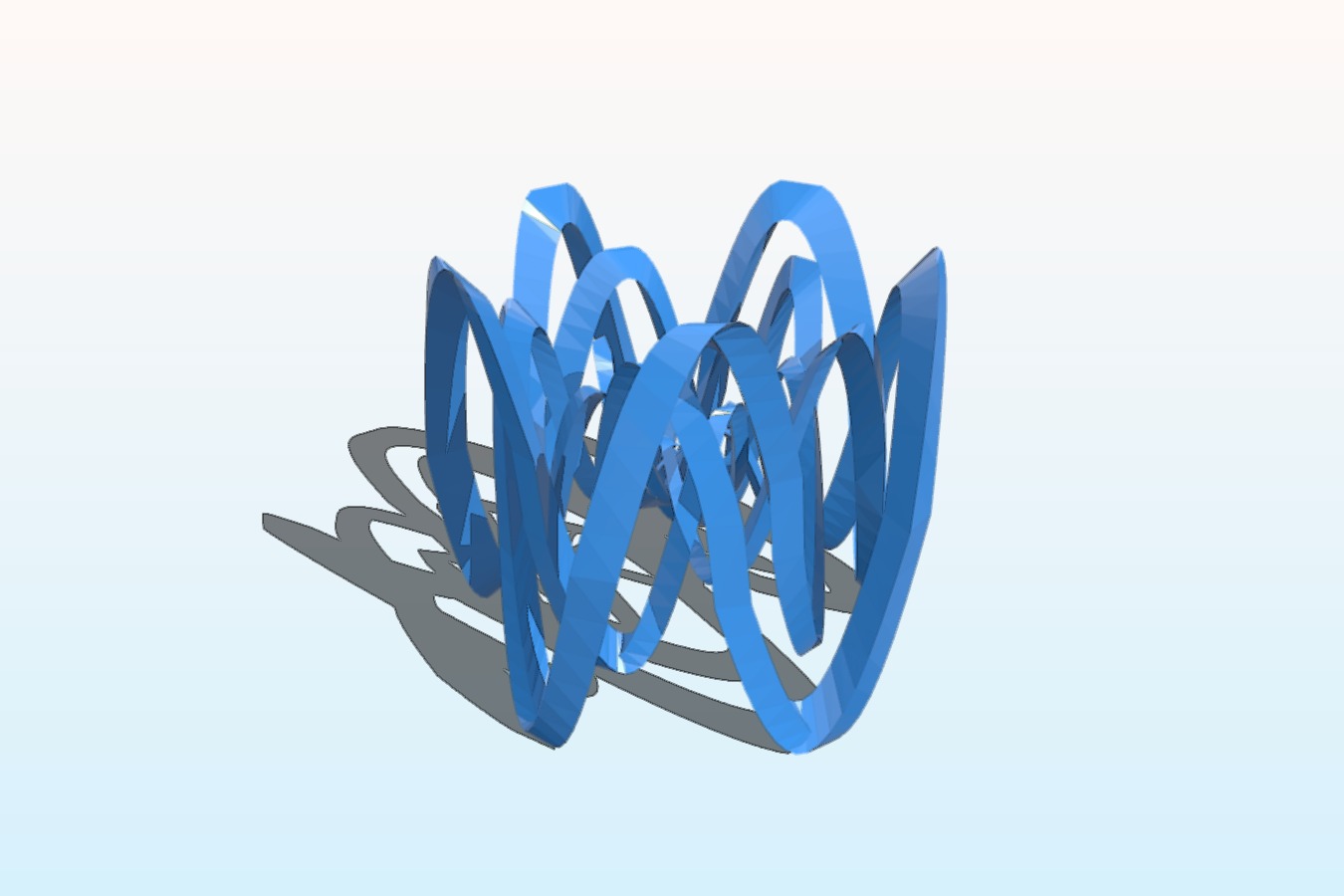 Extrude-Transform Polygons: Rose-Knot