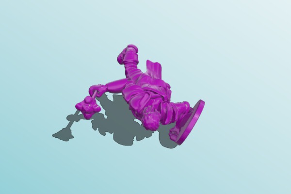 Cleric of Battle with Mace | 3d print model