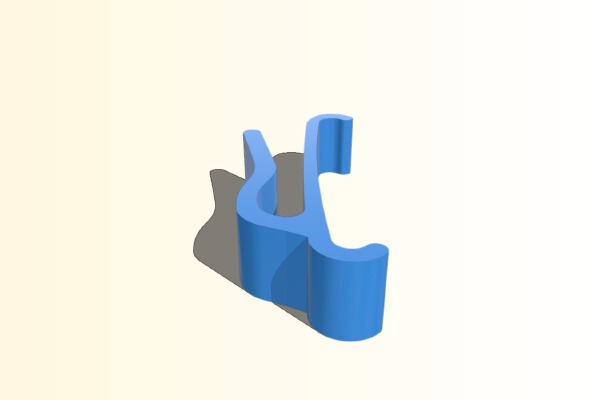 Quest 2 Elite Strap Cable Clip | 3d print model