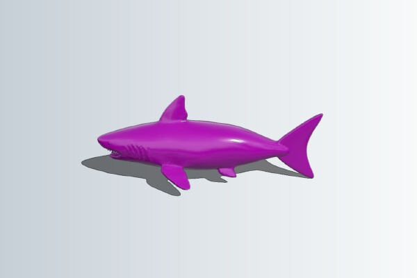 Blue Shark | 3d print model