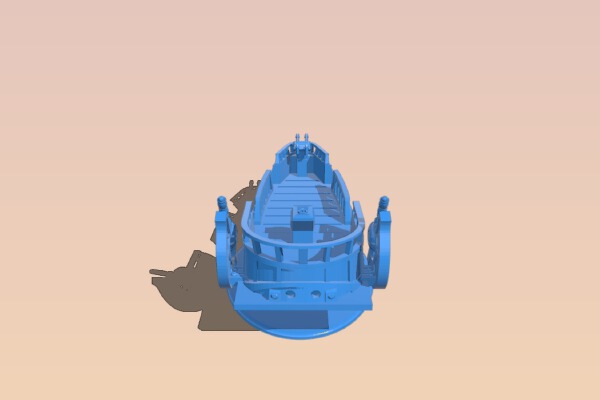 Jabba the hutt ship | 3d print model