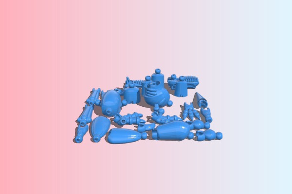 dino bones | 3d print model