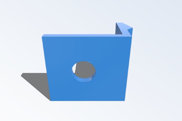 Ultimaker door friction catch | 3d print model