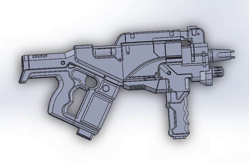 Mass Effect Locust SMG