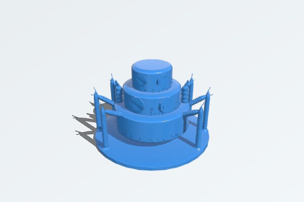 Daddy cake legs | 3d print model