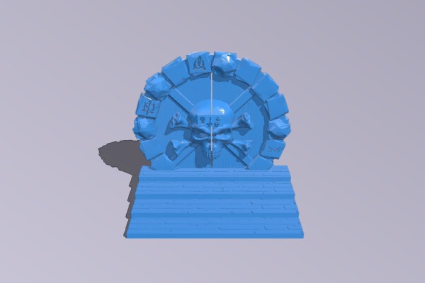 Skull Portal for 28mm RPG games | 3d print model