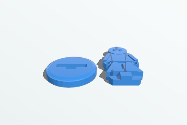 FlatMinis:  Monk | 3d print model
