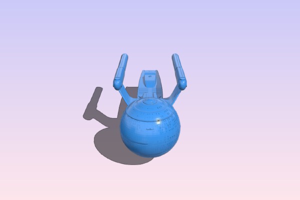 Star Trek Olympic class Hospital ship 1:2000 | 3d print model