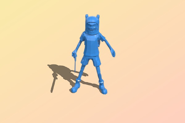 Original Finn (Fusion Fall) | 3d print model