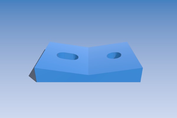 shim for kayak rudder bracket | 3d print model