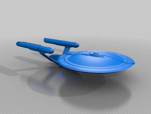 Star Trek John Eaves Concept hollow 1:350 | 3d print model