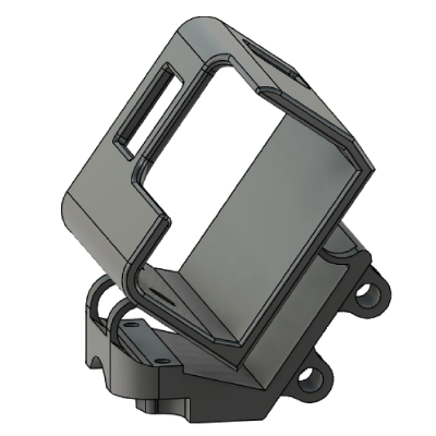 FR7 Dampened Camera Seat for jello free video | 3d print model