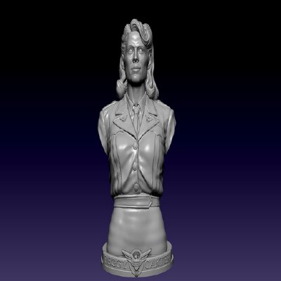 Peggy Carter Bust | 3d print model